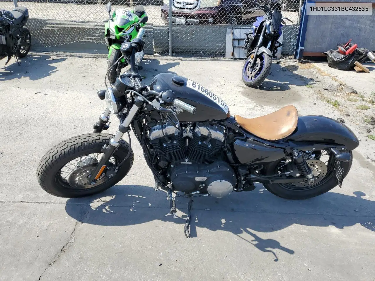 2011 Harley-Davidson Xl1200 X VIN: 1HD1LC331BC432535 Lot: 61660515