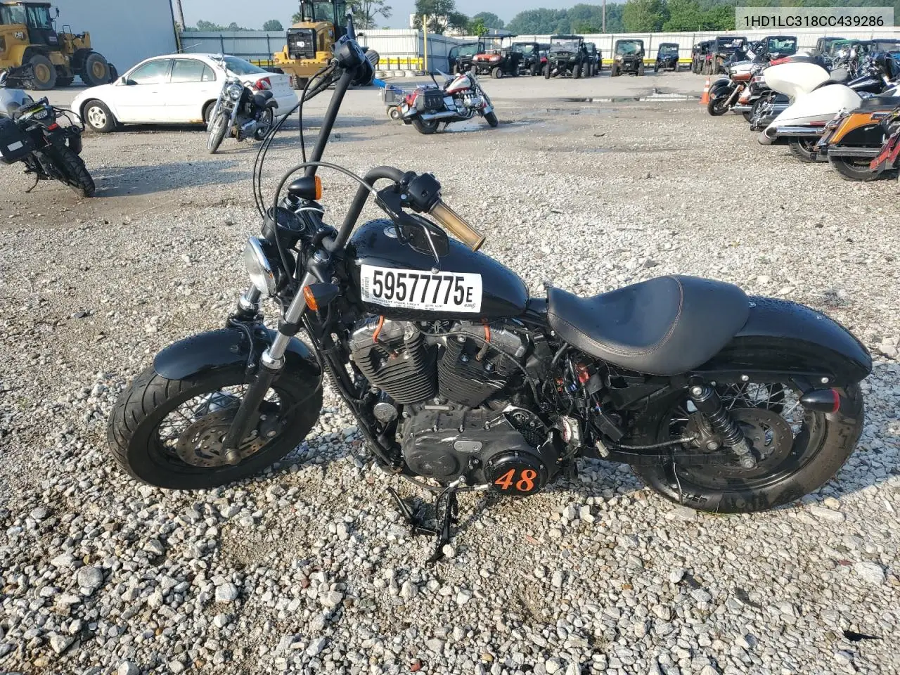 2012 Harley-Davidson Xl1200 Forty-Eight VIN: 1HD1LC318CC439286 Lot: 59577775