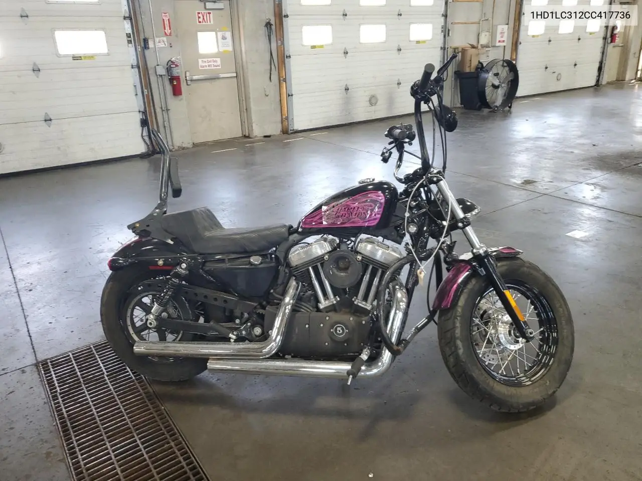 2012 Harley-Davidson Xl1200 Forty-Eight VIN: 1HD1LC312CC417736 Lot: 62304765