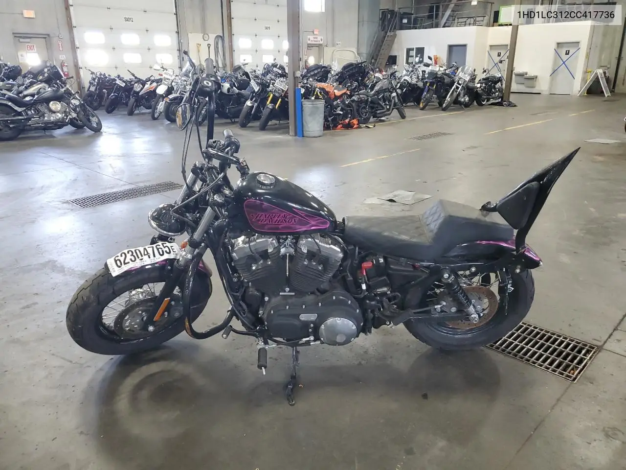 2012 Harley-Davidson Xl1200 Forty-Eight VIN: 1HD1LC312CC417736 Lot: 62304765