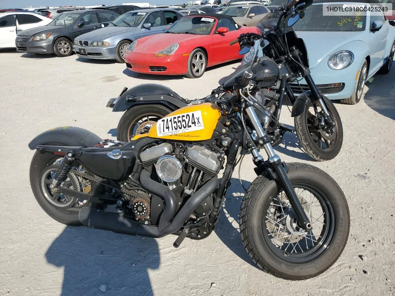 2012 Harley-Davidson Xl1200 Forty-Eight VIN: 1HD1LC318CC425243 Lot: 74155524