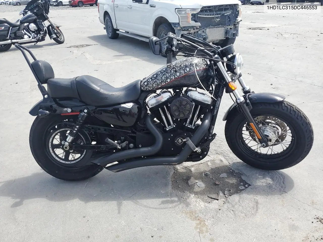 2013 Harley-Davidson Xl1200 Forty-Eight VIN: 1HD1LC315DC446553 Lot: 59887915