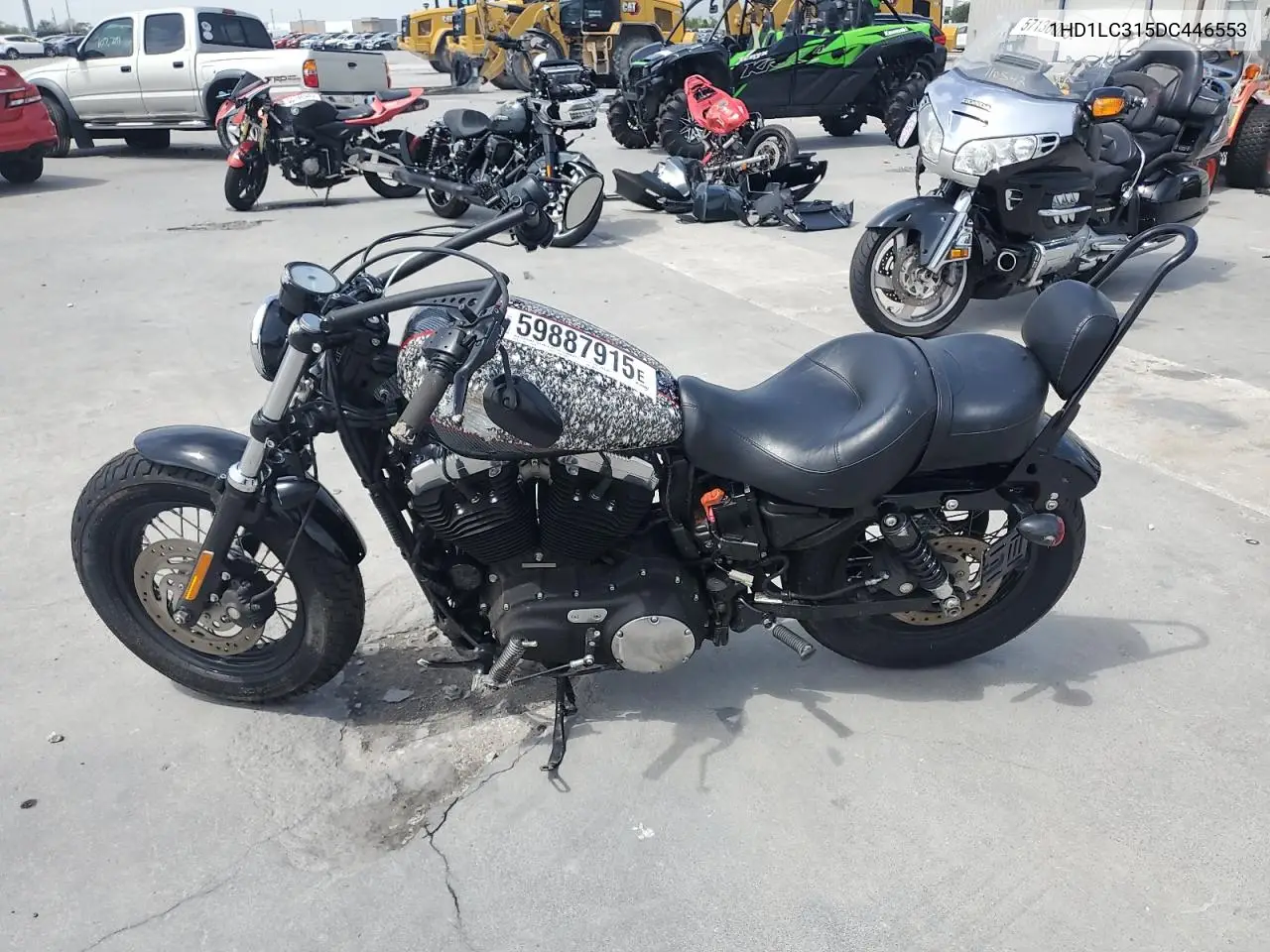 2013 Harley-Davidson Xl1200 Forty-Eight VIN: 1HD1LC315DC446553 Lot: 59887915