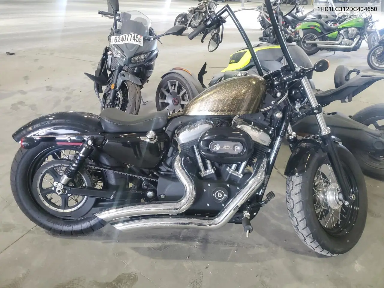 2013 Harley-Davidson Xl1200 Forty-Eight VIN: 1HD1LC312DC404650 Lot: 63551875
