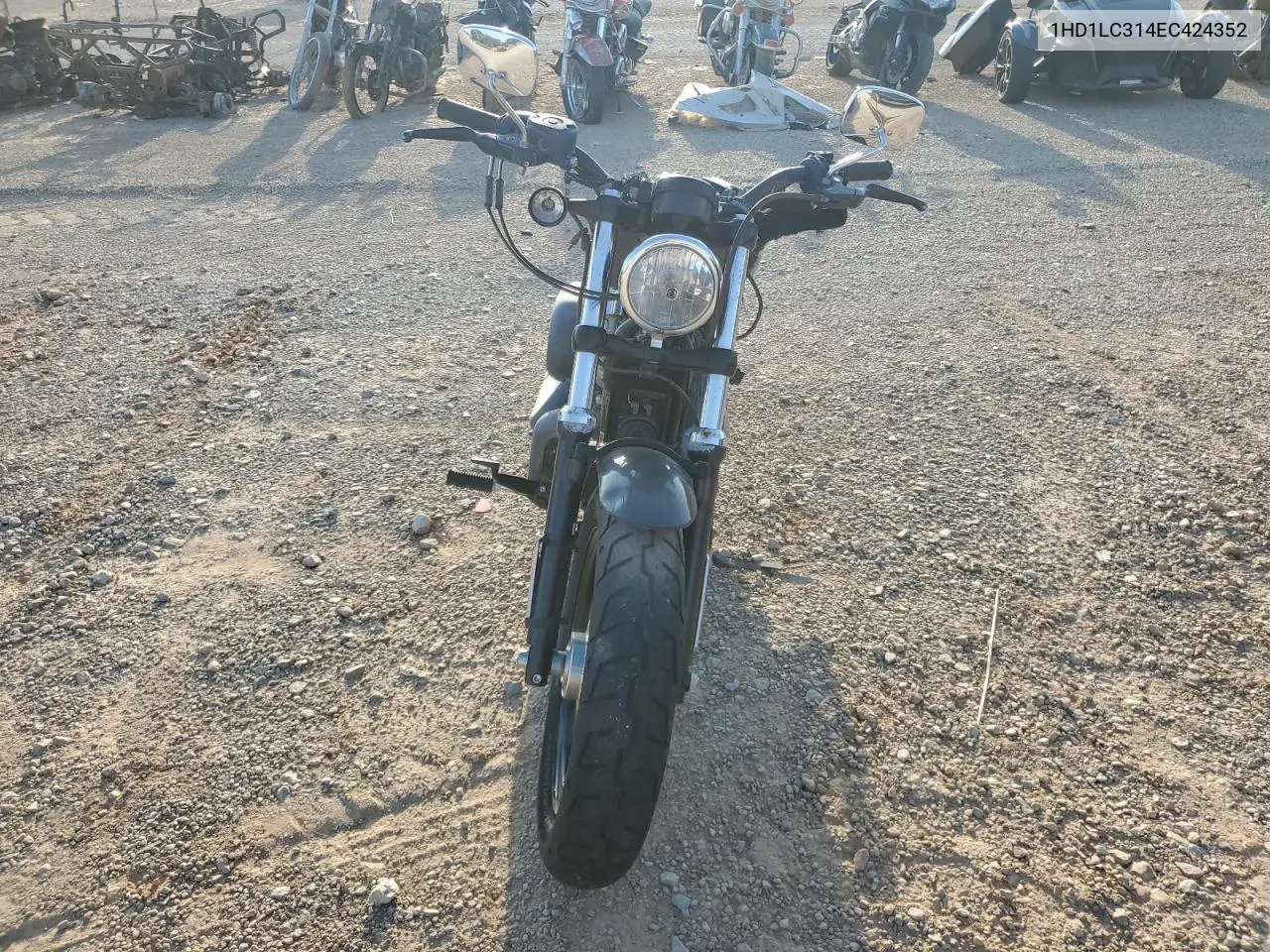 2014 Harley-Davidson Xl1200 Forty-Eight VIN: 1HD1LC314EC424352 Lot: 53123735