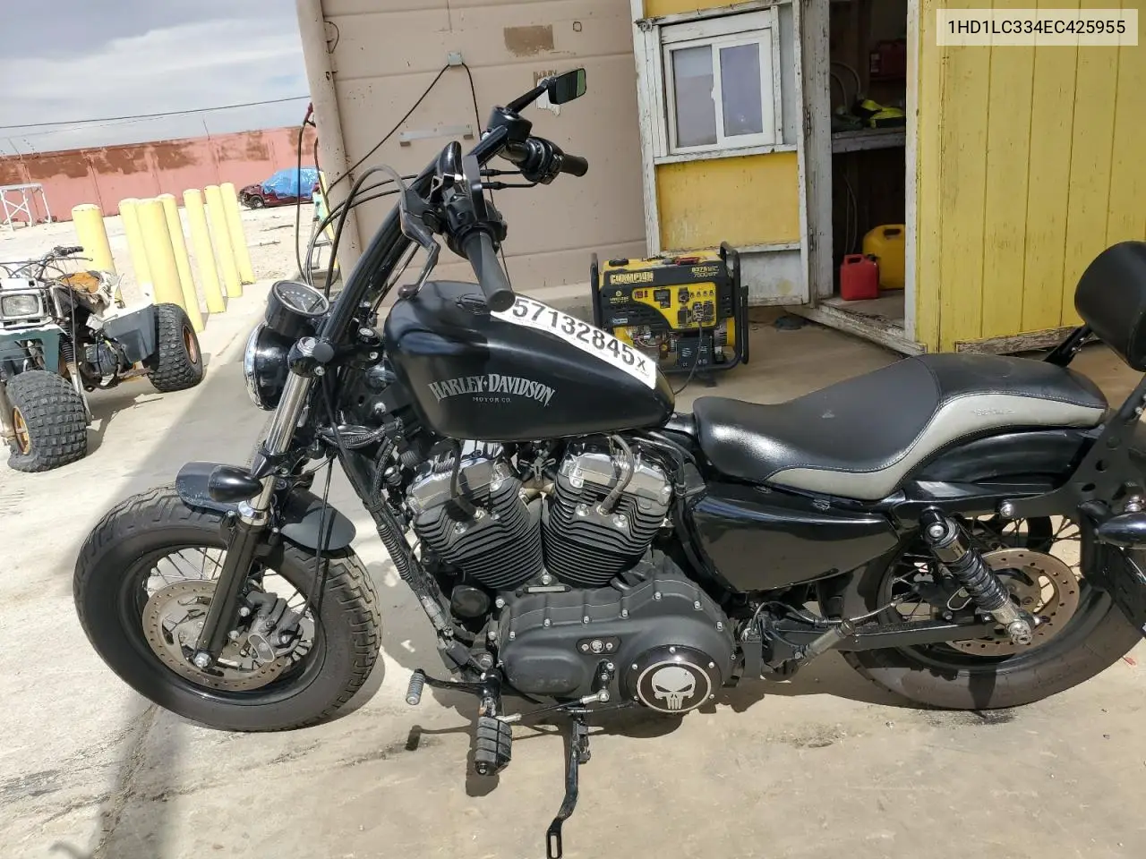 2014 Harley-Davidson Xl1200 Forty-Eight VIN: 1HD1LC334EC425955 Lot: 57132845