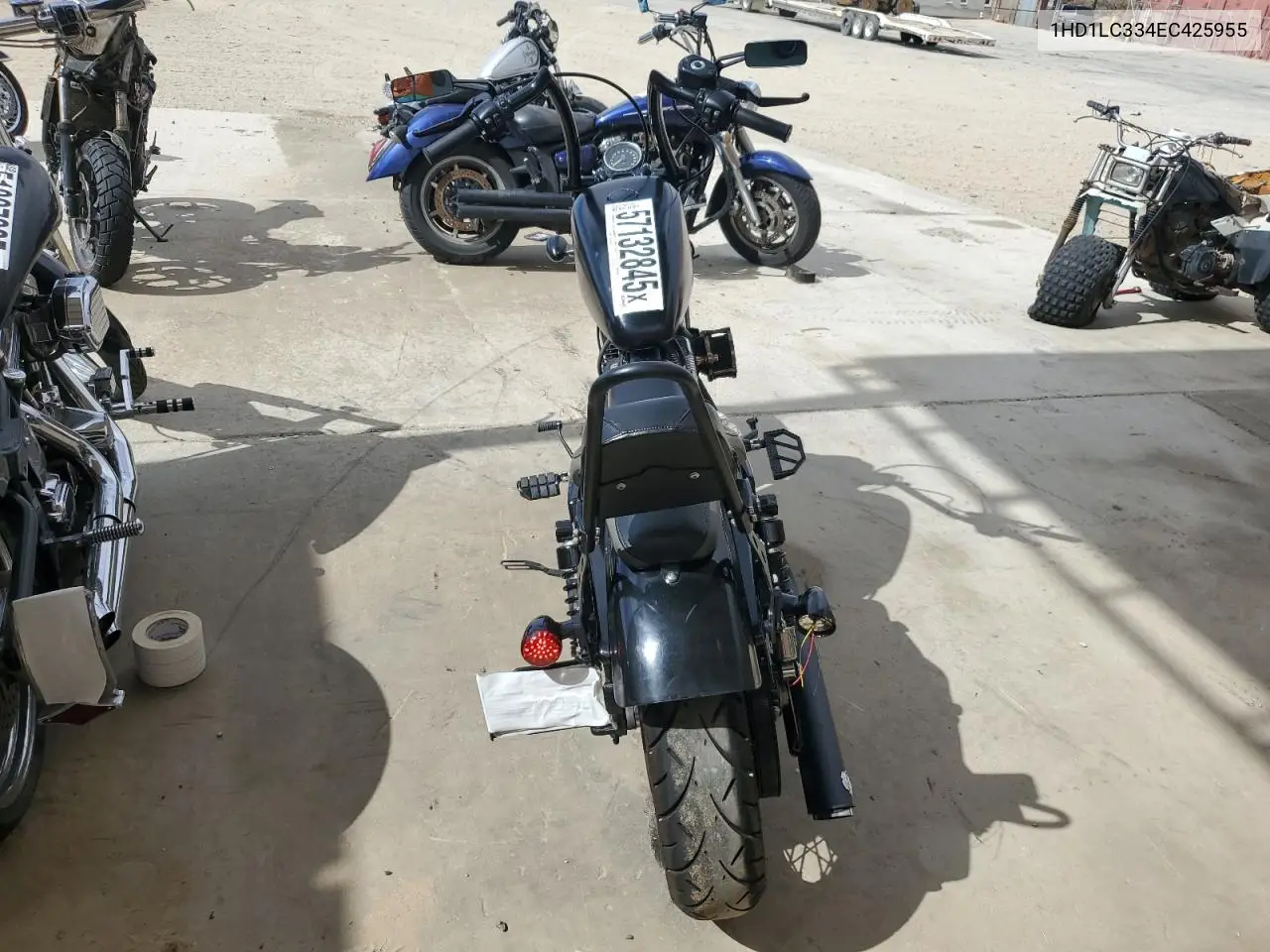 2014 Harley-Davidson Xl1200 Forty-Eight VIN: 1HD1LC334EC425955 Lot: 57132845