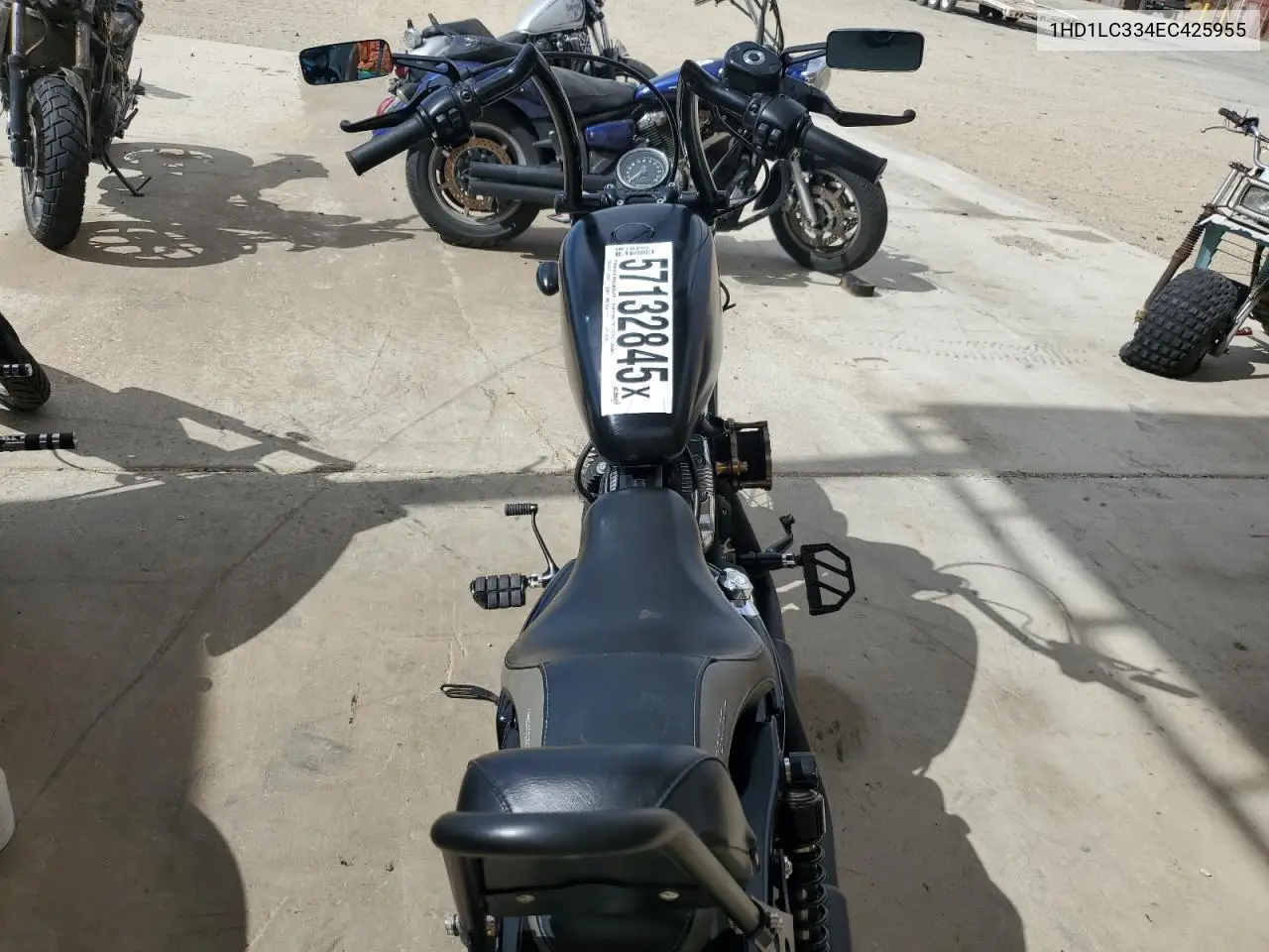 2014 Harley-Davidson Xl1200 Forty-Eight VIN: 1HD1LC334EC425955 Lot: 57132845