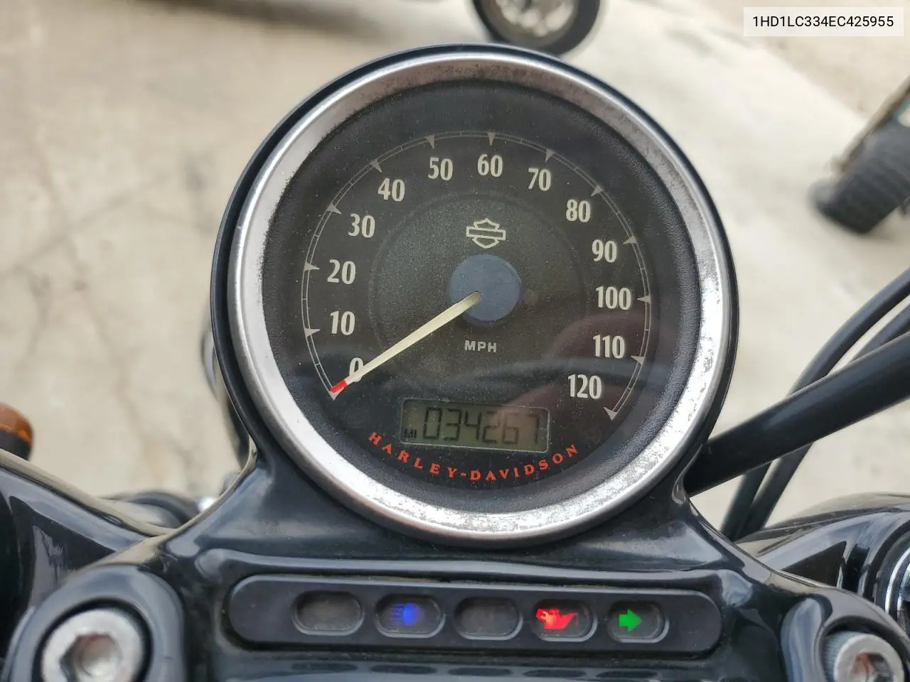 2014 Harley-Davidson Xl1200 Forty-Eight VIN: 1HD1LC334EC425955 Lot: 57132845