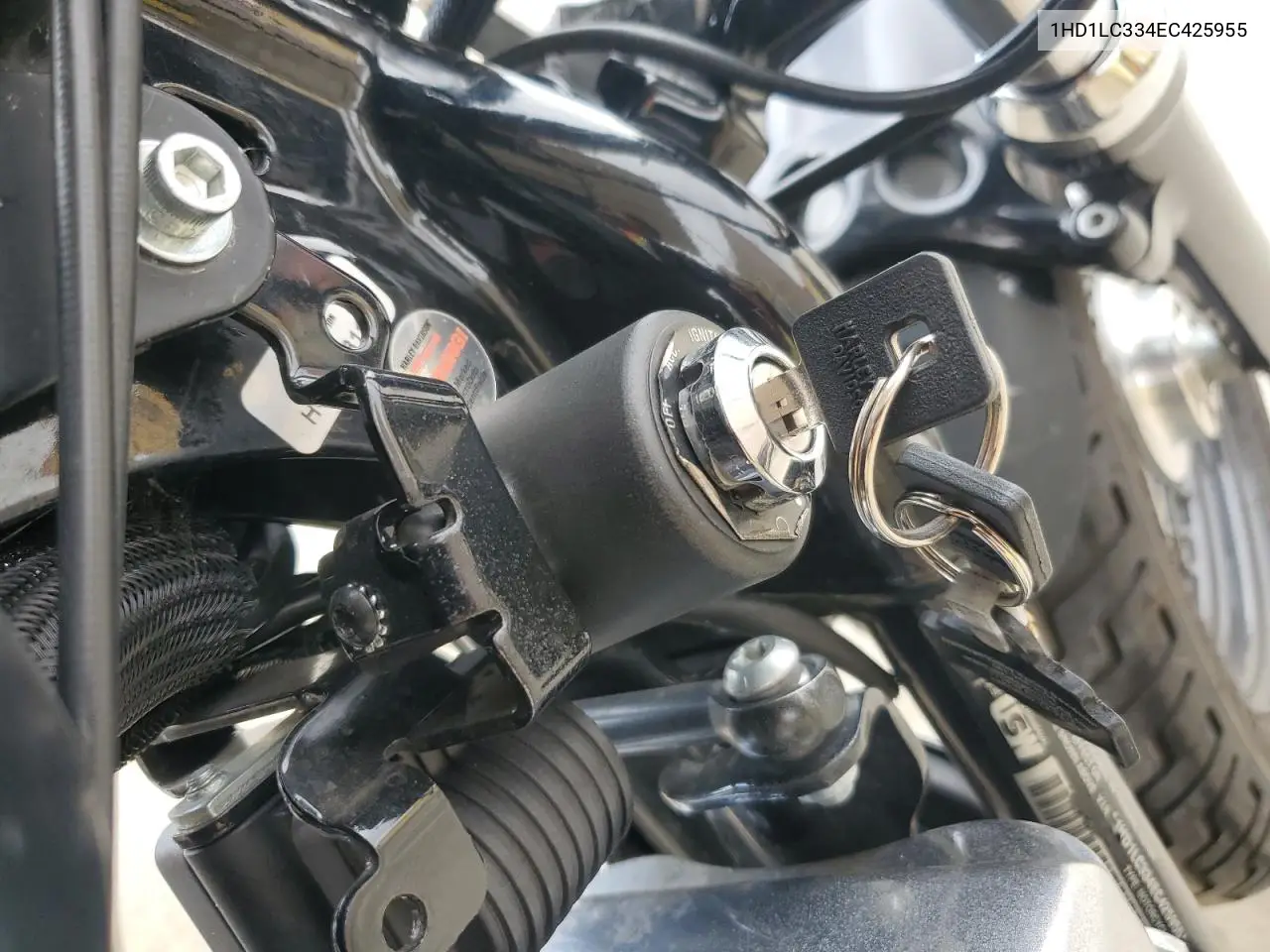 2014 Harley-Davidson Xl1200 Forty-Eight VIN: 1HD1LC334EC425955 Lot: 57132845