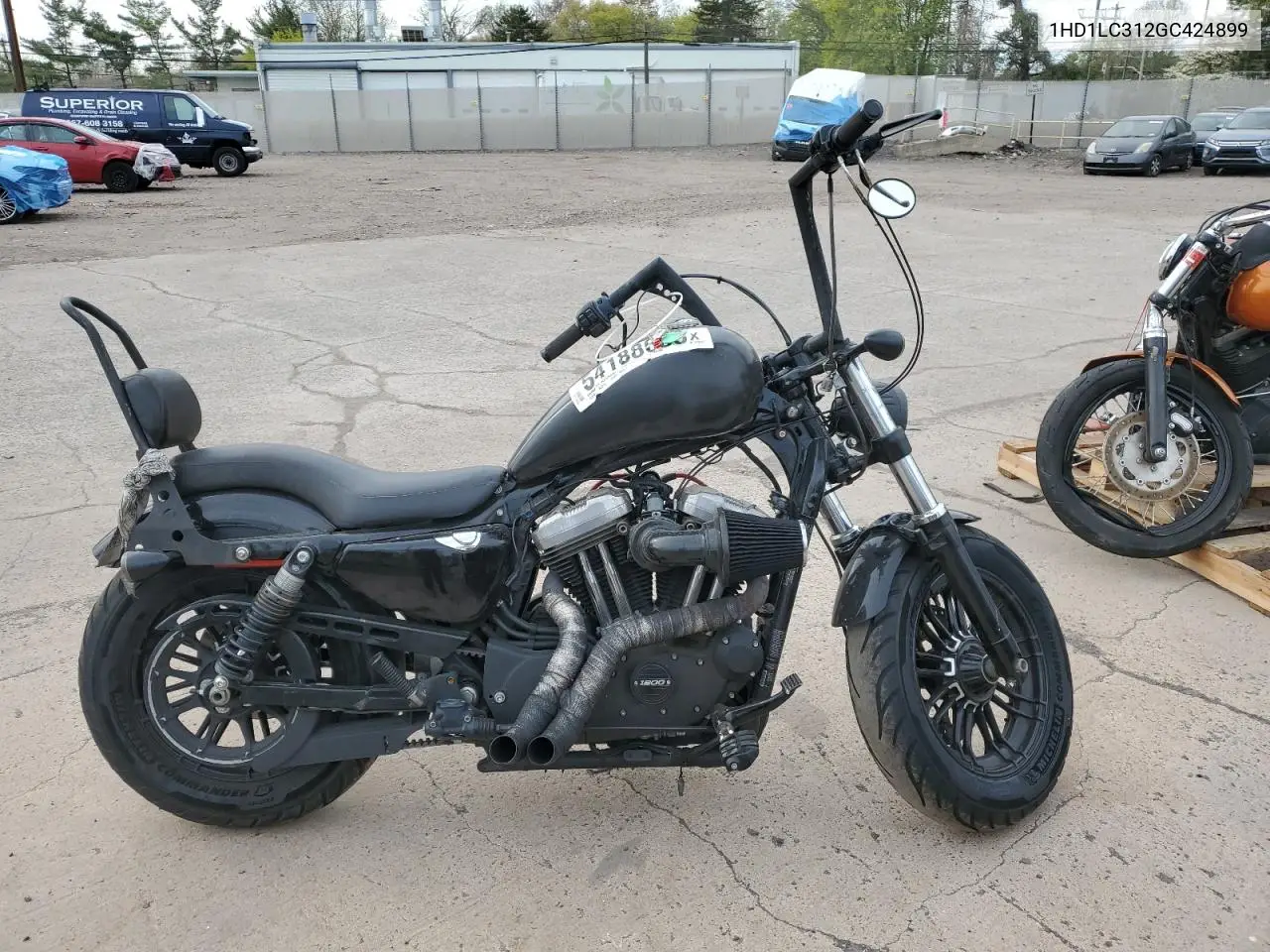 2016 Harley-Davidson Xl1200 Forty-Eight VIN: 1HD1LC312GC424899 Lot: 54188655
