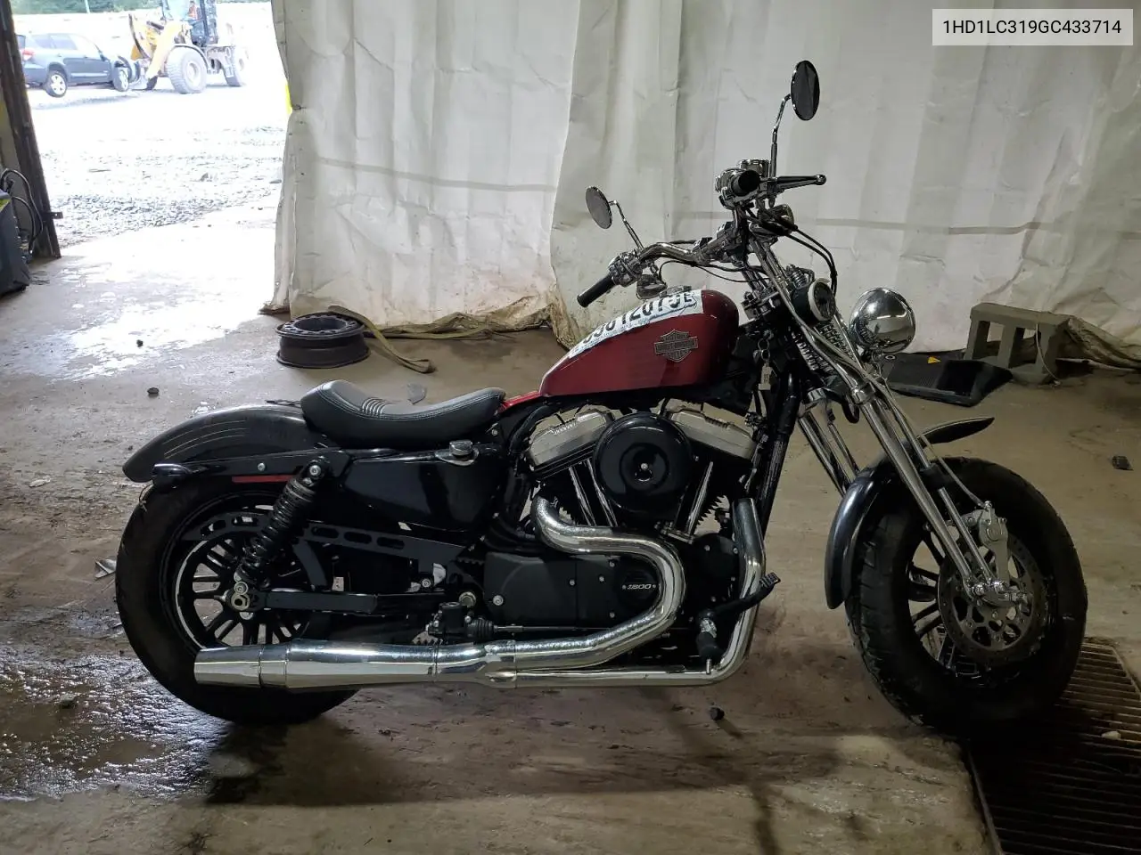 2016 Harley-Davidson Xl1200 Forty-Eight VIN: 1HD1LC319GC433714 Lot: 63612075