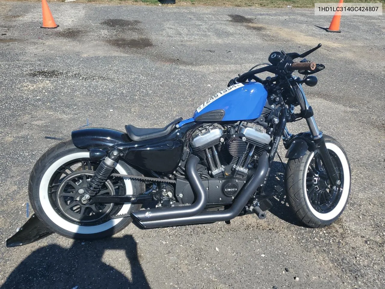 2016 Harley-Davidson Xl1200 Forty-Eight VIN: 1HD1LC314GC424807 Lot: 72461354