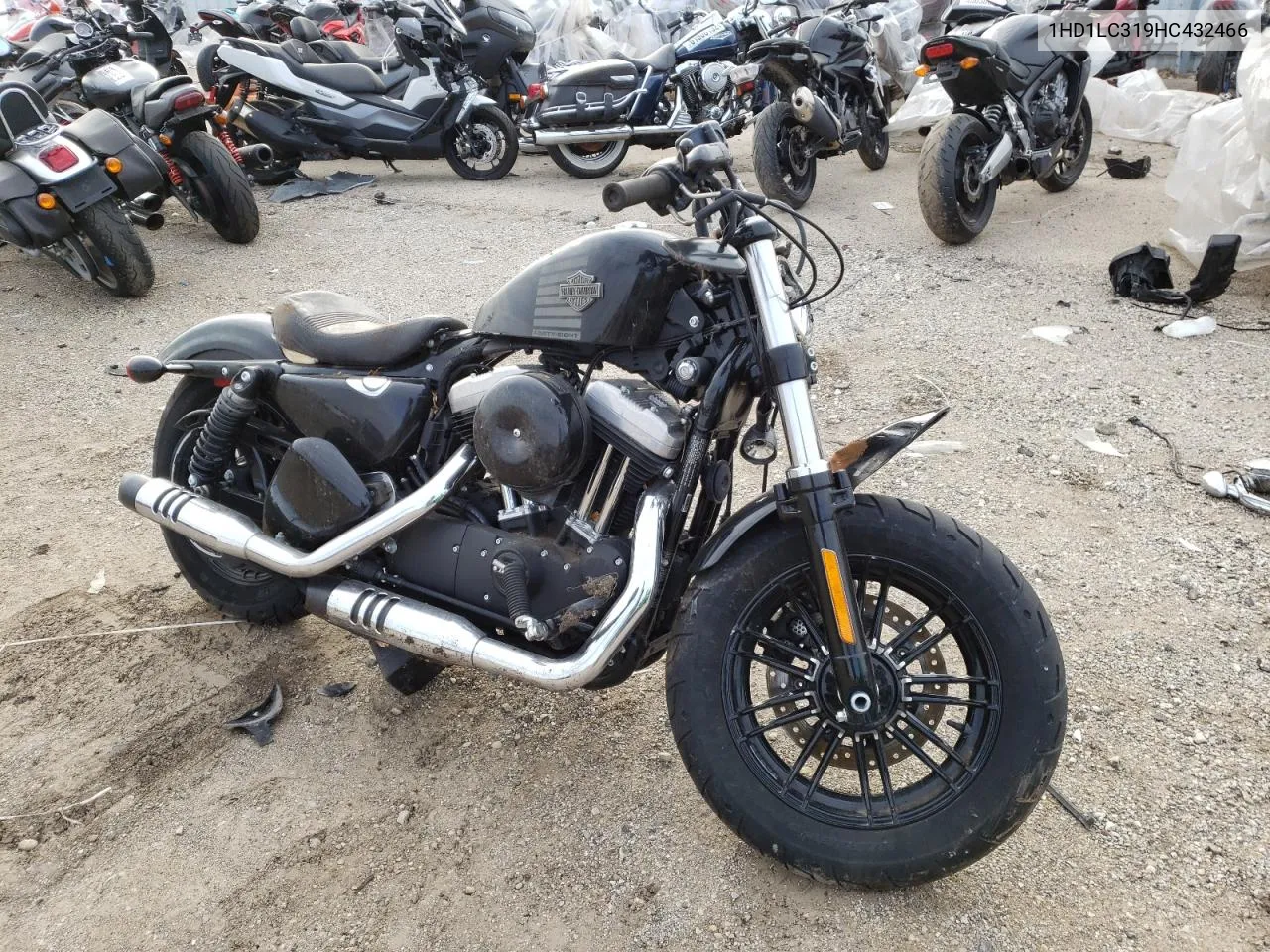 2017 Harley-Davidson Xl1200 Forty-Eight VIN: 1HD1LC319HC432466 Lot: 39719643