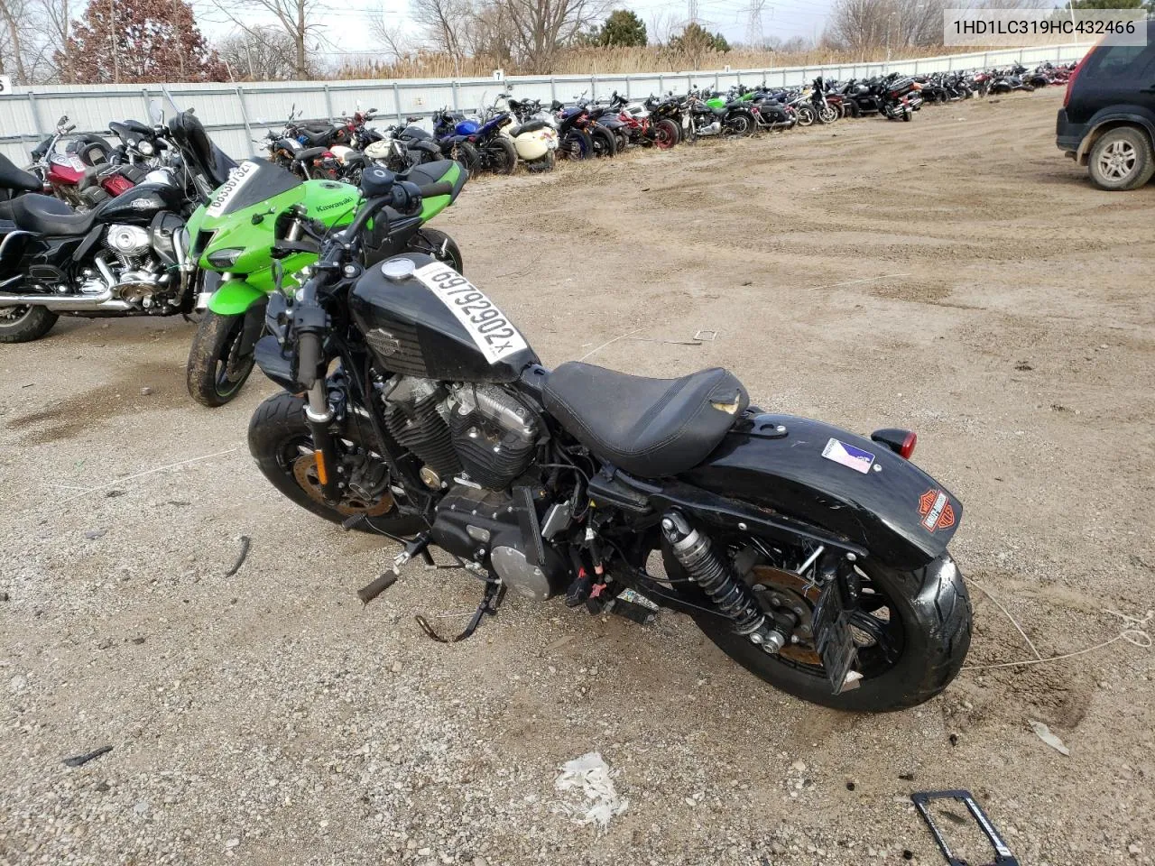 2017 Harley-Davidson Xl1200 Forty-Eight VIN: 1HD1LC319HC432466 Lot: 39719643