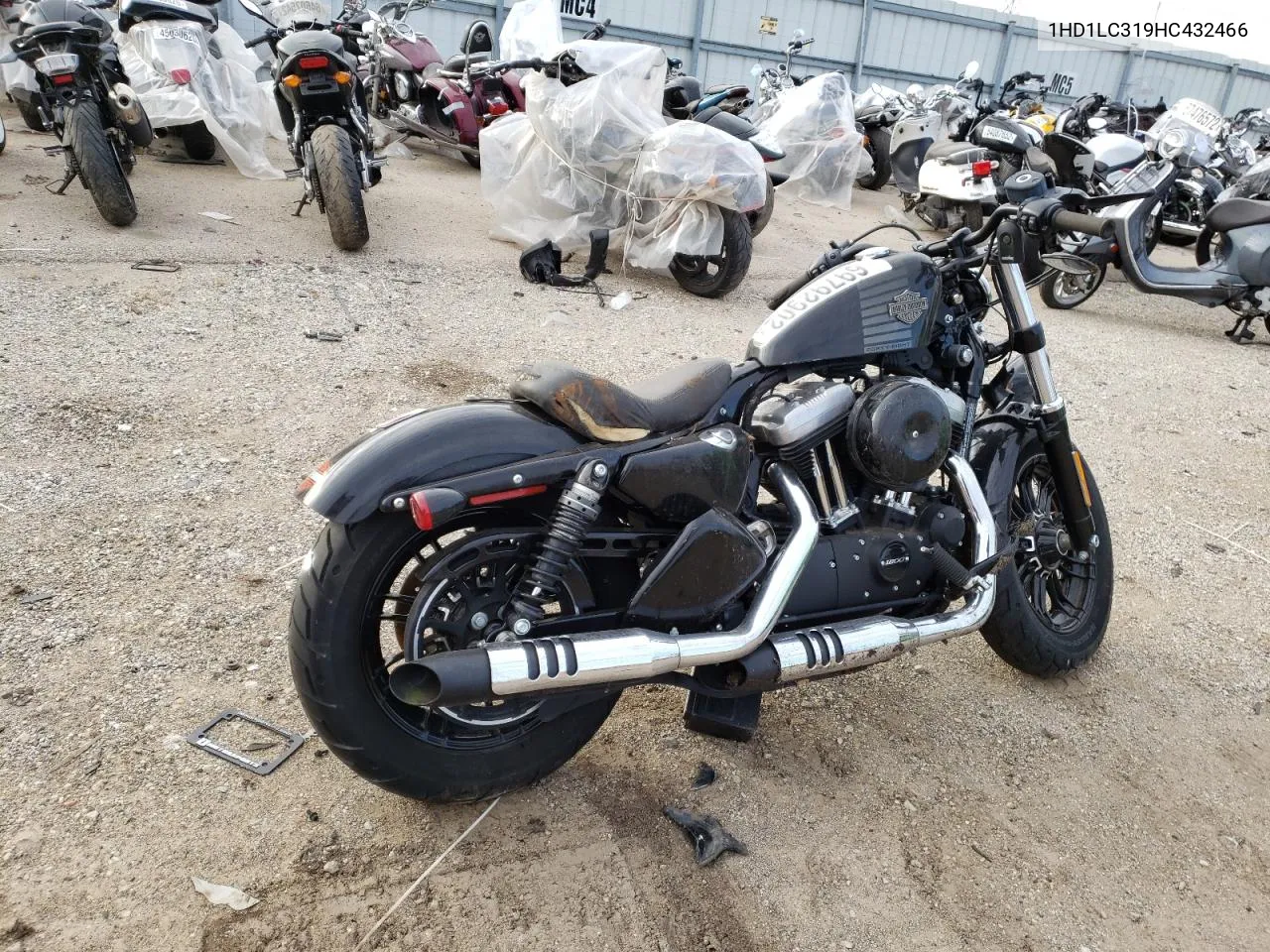 2017 Harley-Davidson Xl1200 Forty-Eight VIN: 1HD1LC319HC432466 Lot: 39719643