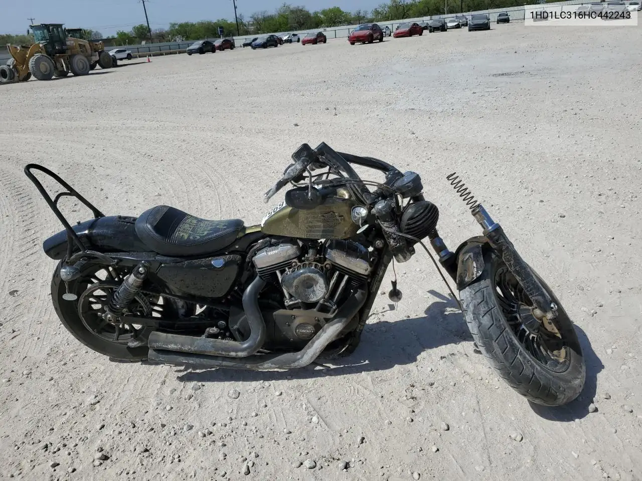 2017 Harley-Davidson Xl1200 Forty-Eight VIN: 1HD1LC316HC442243 Lot: 49761695