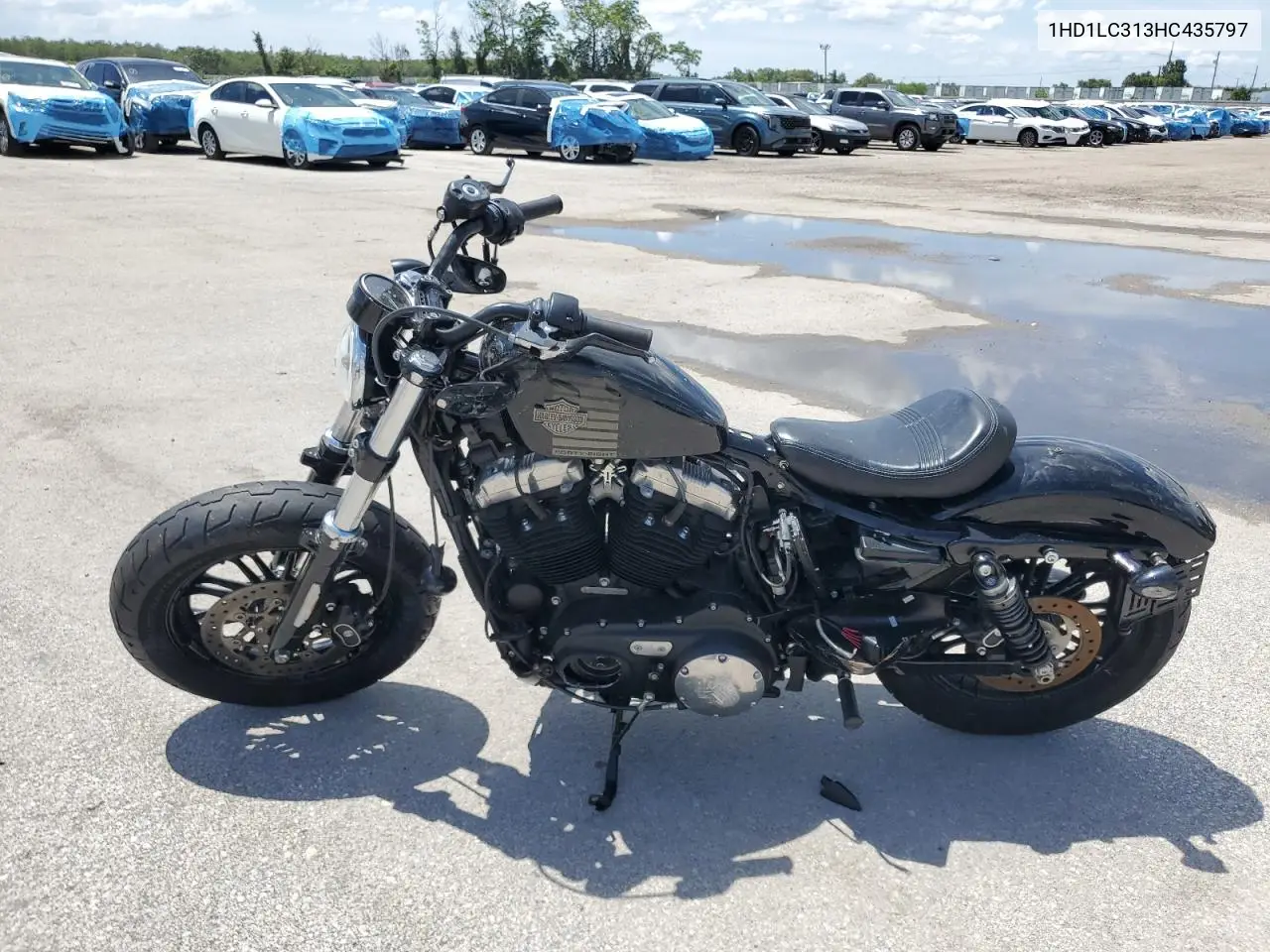 2017 Harley-Davidson Xl1200 Forty-Eight VIN: 1HD1LC313HC435797 Lot: 60486155