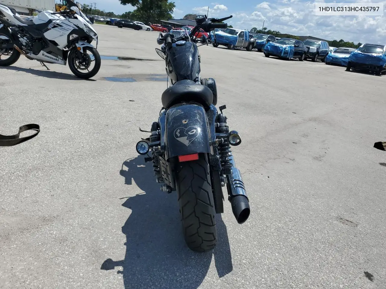 2017 Harley-Davidson Xl1200 Forty-Eight VIN: 1HD1LC313HC435797 Lot: 60486155