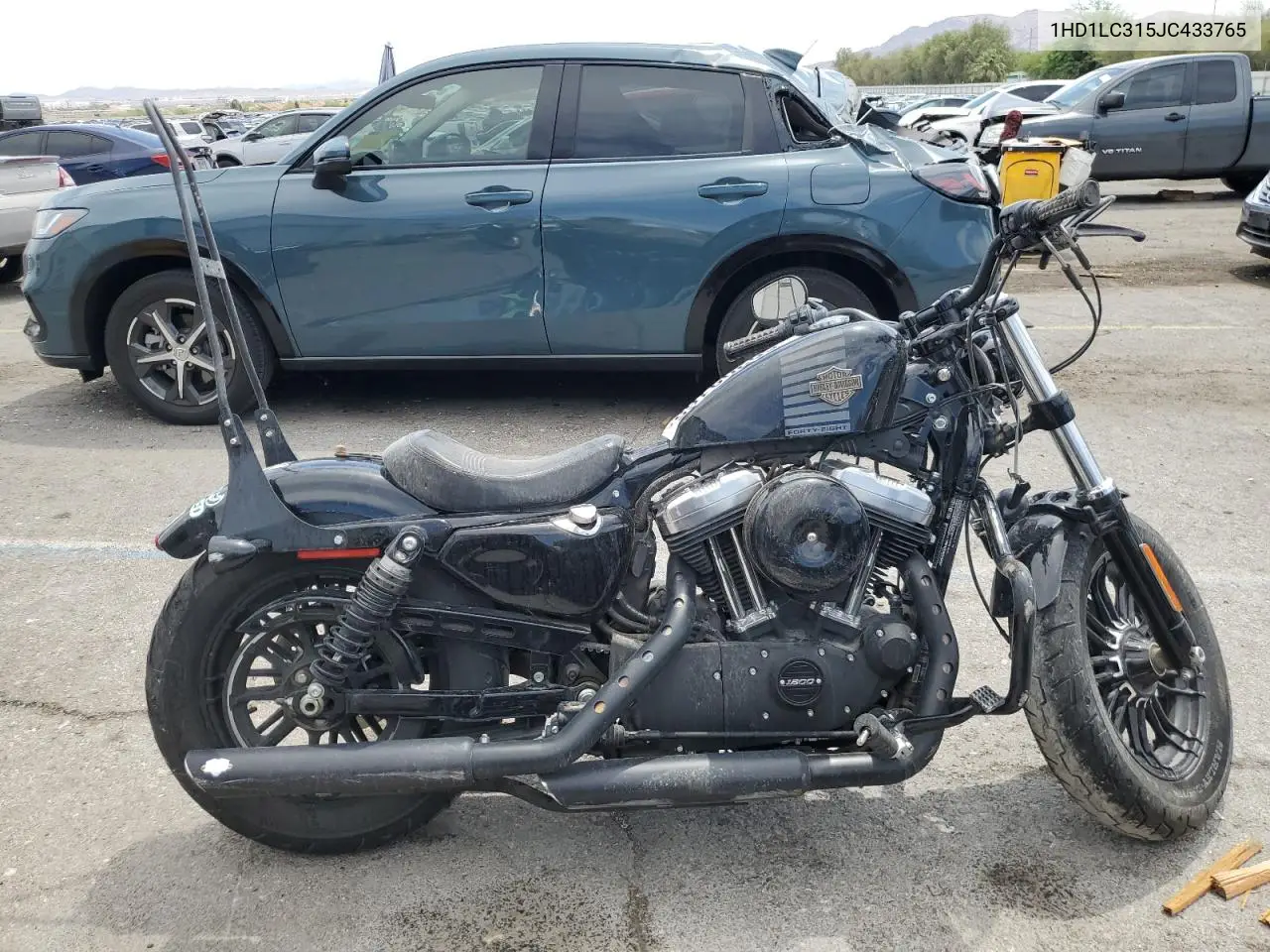 2018 Harley-Davidson Xl1200 Forty-Eight VIN: 1HD1LC315JC433765 Lot: 59399165