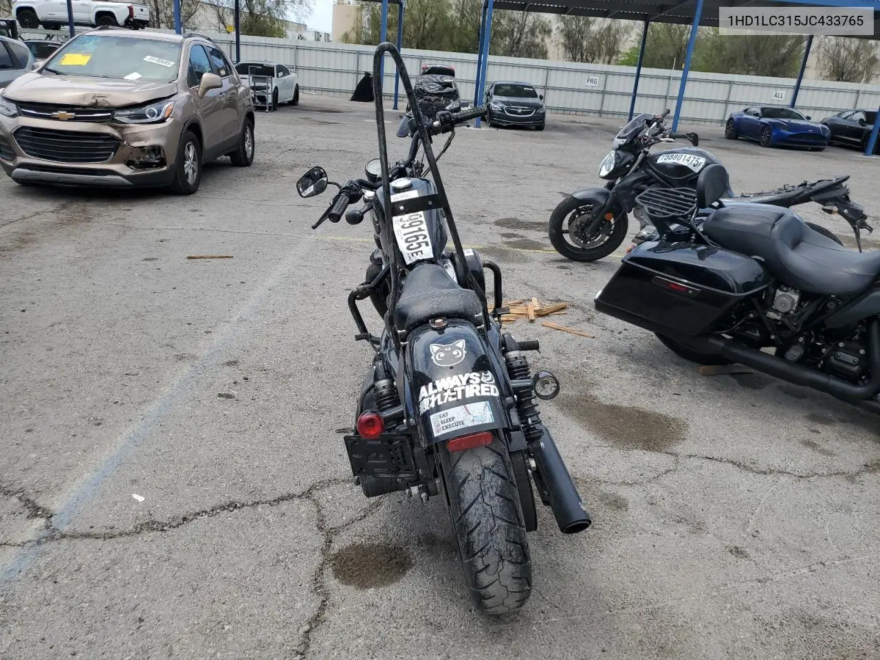 2018 Harley-Davidson Xl1200 Forty-Eight VIN: 1HD1LC315JC433765 Lot: 59399165