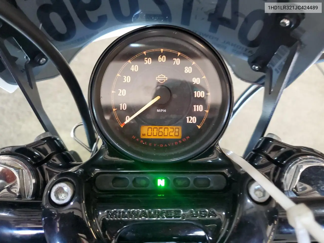 2018 Harley-Davidson Xl1200 Xs VIN: 1HD1LR321JC424489 Lot: 64120965