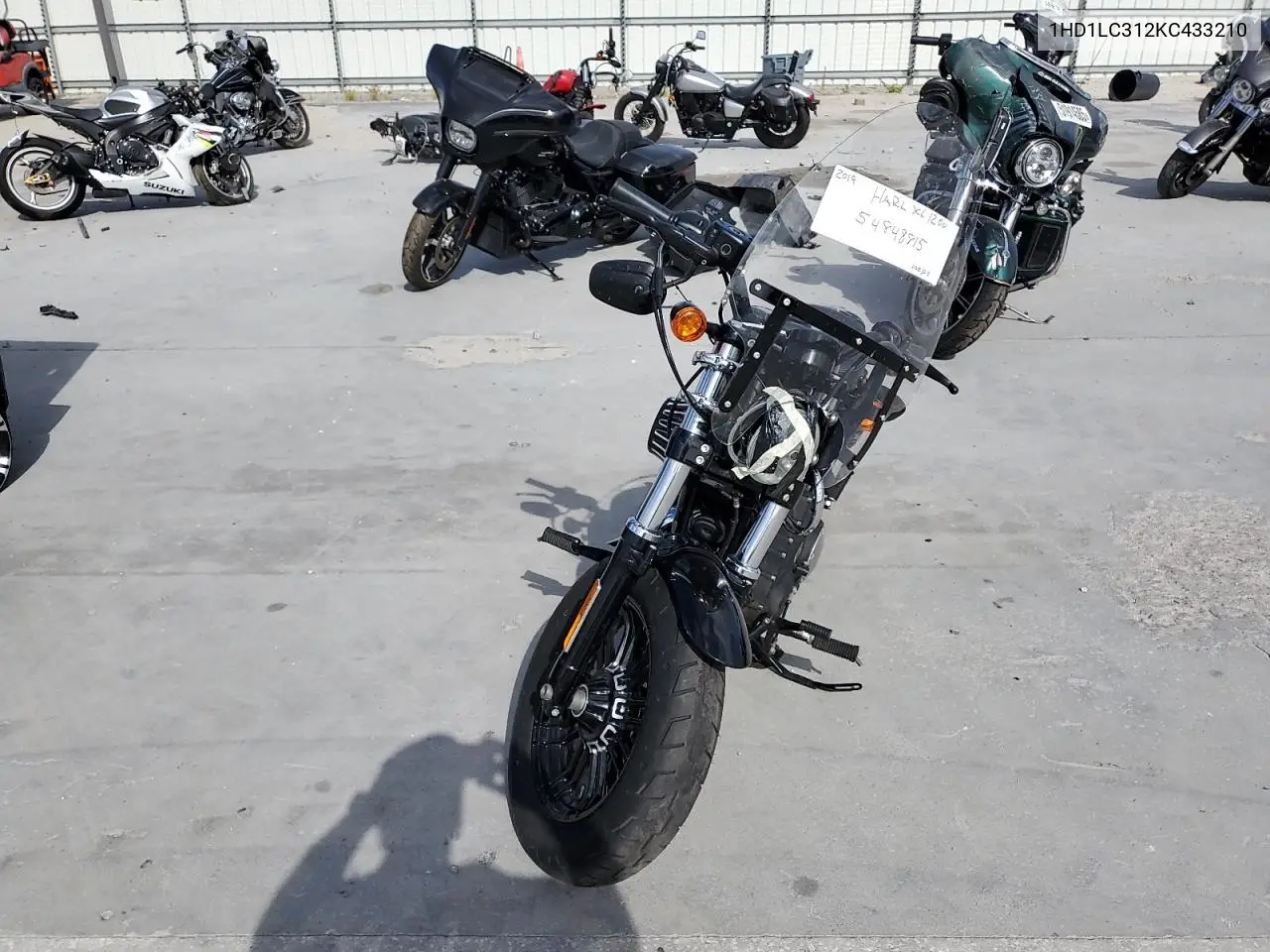 2019 Harley-Davidson Xl1200 X VIN: 1HD1LC312KC433210 Lot: 54848815