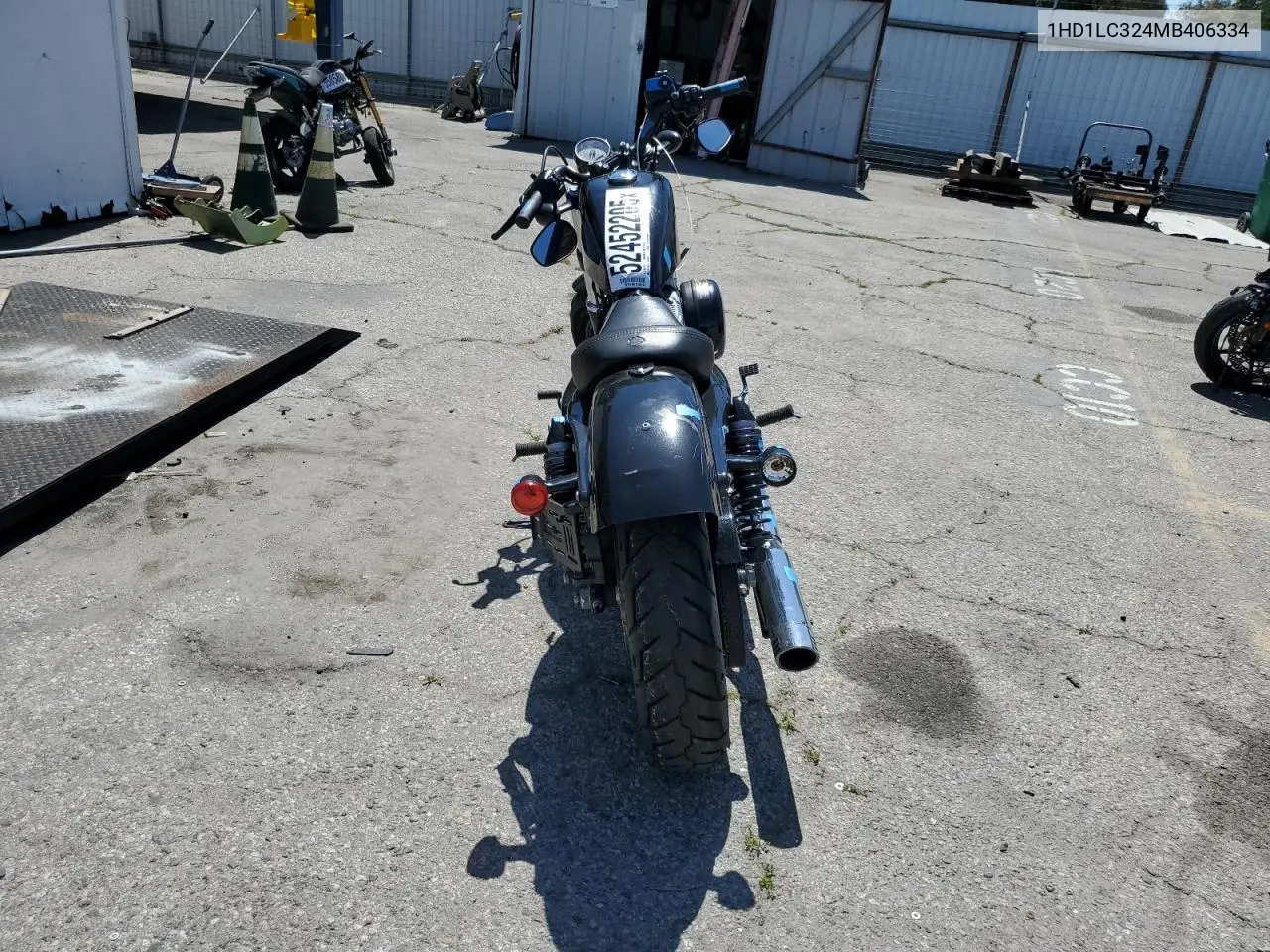 2021 Harley-Davidson Xl1200 X VIN: 1HD1LC324MB406334 Lot: 52452205