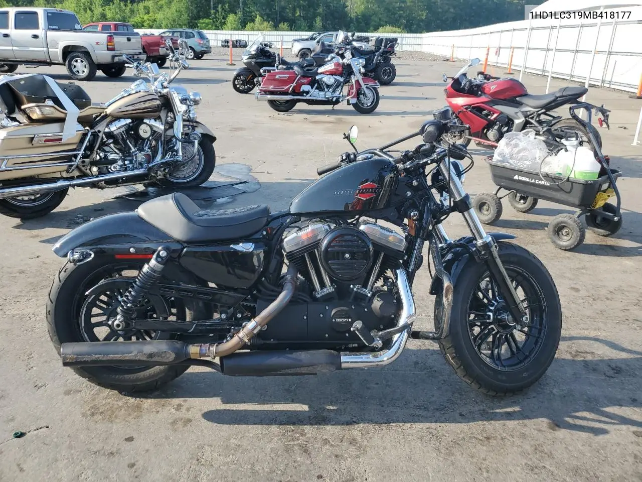 2021 Harley-Davidson Xl1200 X VIN: 1HD1LC319MB418177 Lot: 61671945