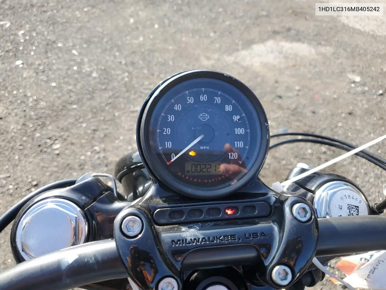 2021 Harley-Davidson Xl1200 X VIN: 1HD1LC316MB405242 Lot: 63802745