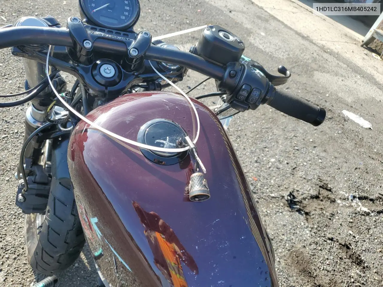 2021 Harley-Davidson Xl1200 X VIN: 1HD1LC316MB405242 Lot: 63802745