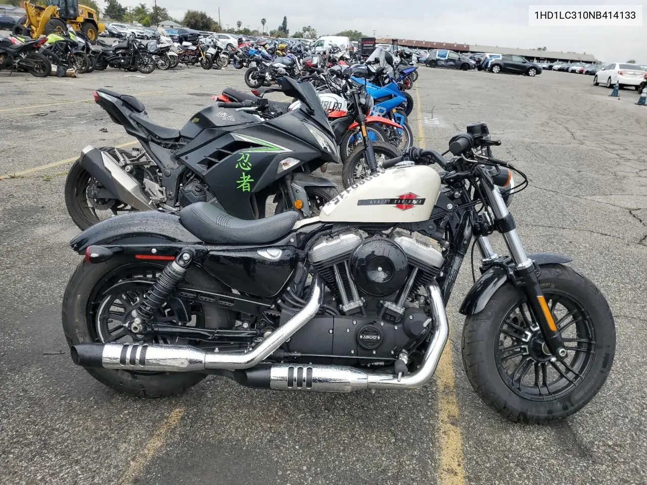 2022 Harley-Davidson Xl1200 X VIN: 1HD1LC310NB414133 Lot: 48980115