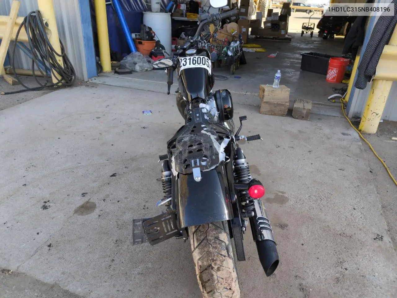 2022 Harley-Davidson Xl1200 X VIN: 1HD1LC315NB408196 Lot: 52316005