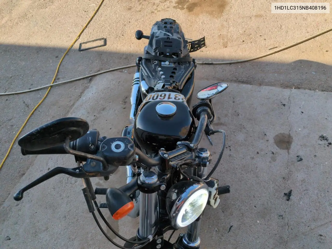 2022 Harley-Davidson Xl1200 X VIN: 1HD1LC315NB408196 Lot: 52316005