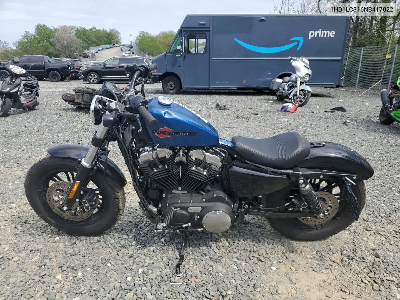 2022 Harley-Davidson Xl1200 X VIN: 1HD1LC316NB417022 Lot: 54408215