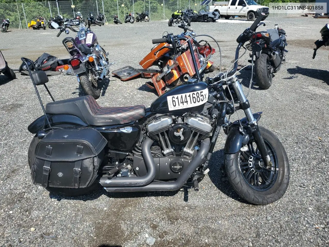 2022 Harley-Davidson Xl1200 X VIN: 1HD1LC311NB401858 Lot: 61441685