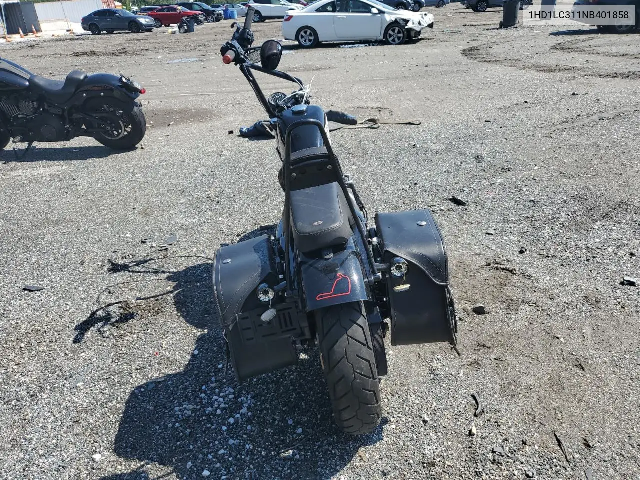 2022 Harley-Davidson Xl1200 X VIN: 1HD1LC311NB401858 Lot: 61441685