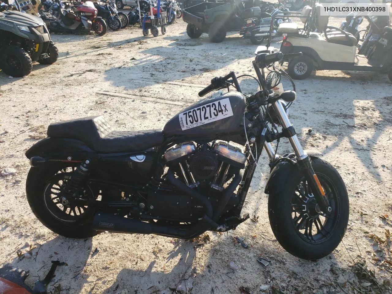 2022 Harley-Davidson Xl1200 X VIN: 1HD1LC31XNB400398 Lot: 75072734
