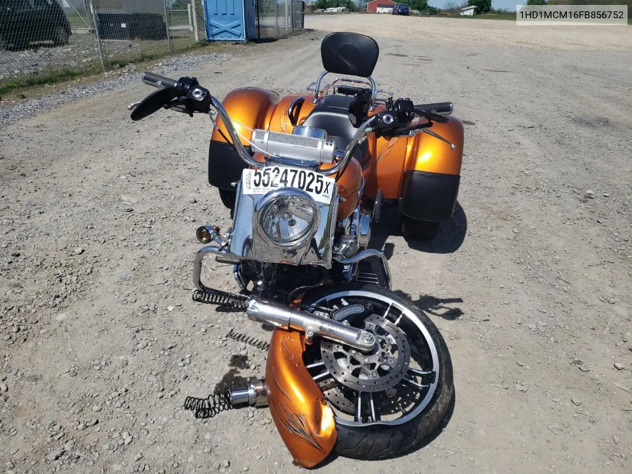 2015 Harley-Davidson Flrt Free Wheeler VIN: 1HD1MCM16FB856752 Lot: 55247025