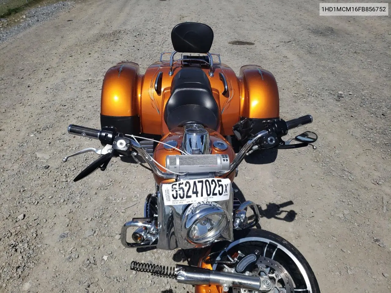 2015 Harley-Davidson Flrt Free Wheeler VIN: 1HD1MCM16FB856752 Lot: 55247025
