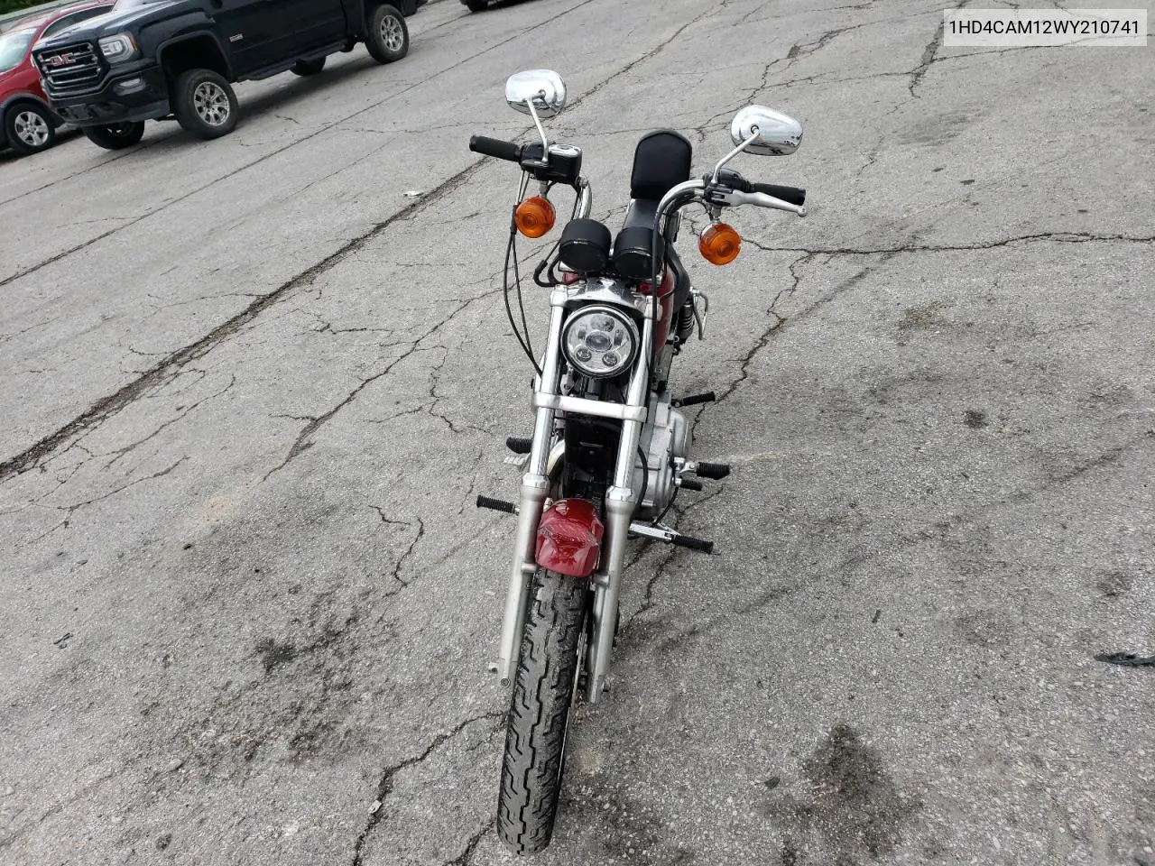 1998 Harley-Davidson Xl883 VIN: 1HD4CAM12WY210741 Lot: 59125145