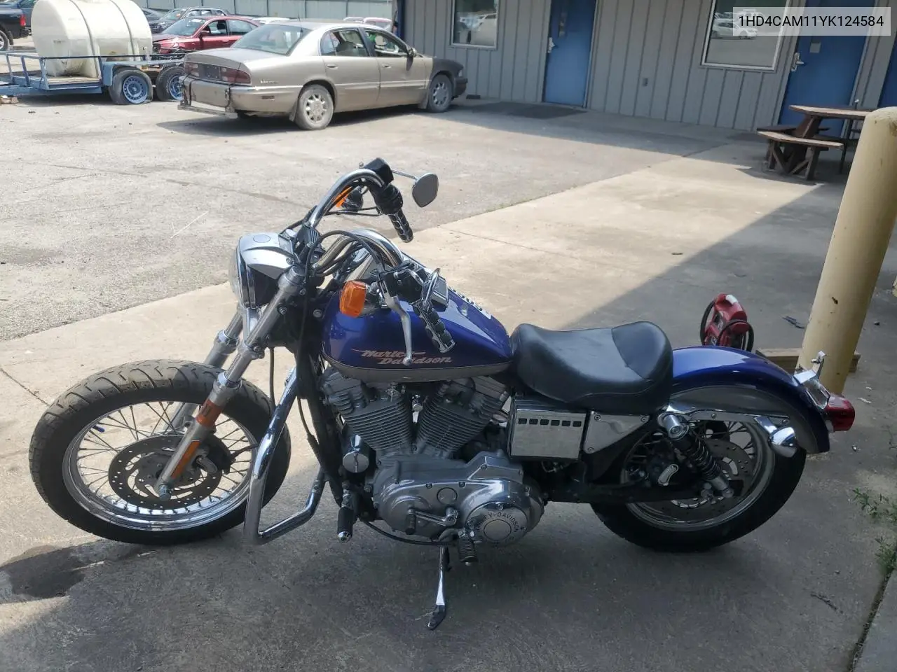 2000 Harley-Davidson Xl883 VIN: 1HD4CAM11YK124584 Lot: 60608265