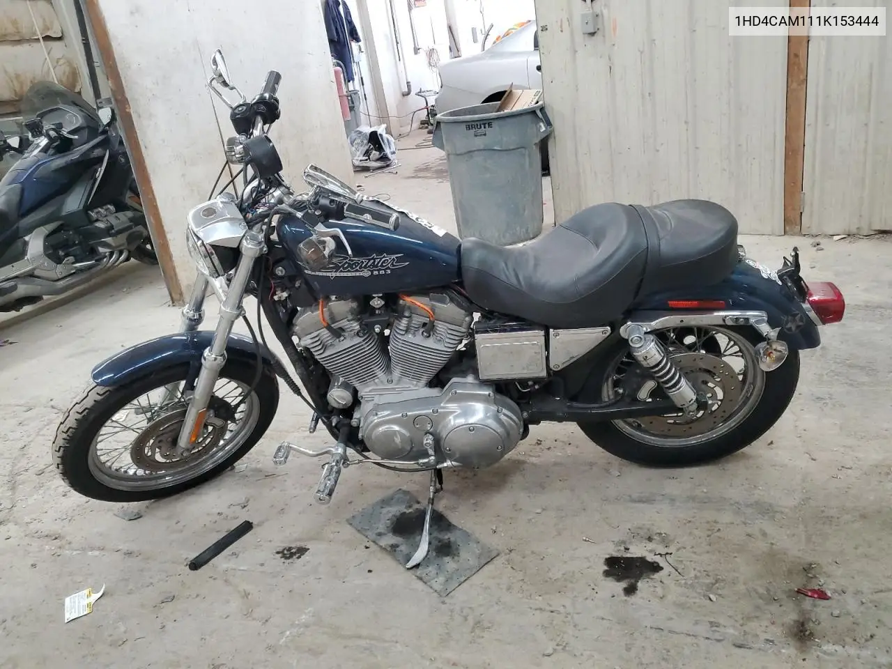 2001 Harley-Davidson Xl883 VIN: 1HD4CAM111K153444 Lot: 53320885