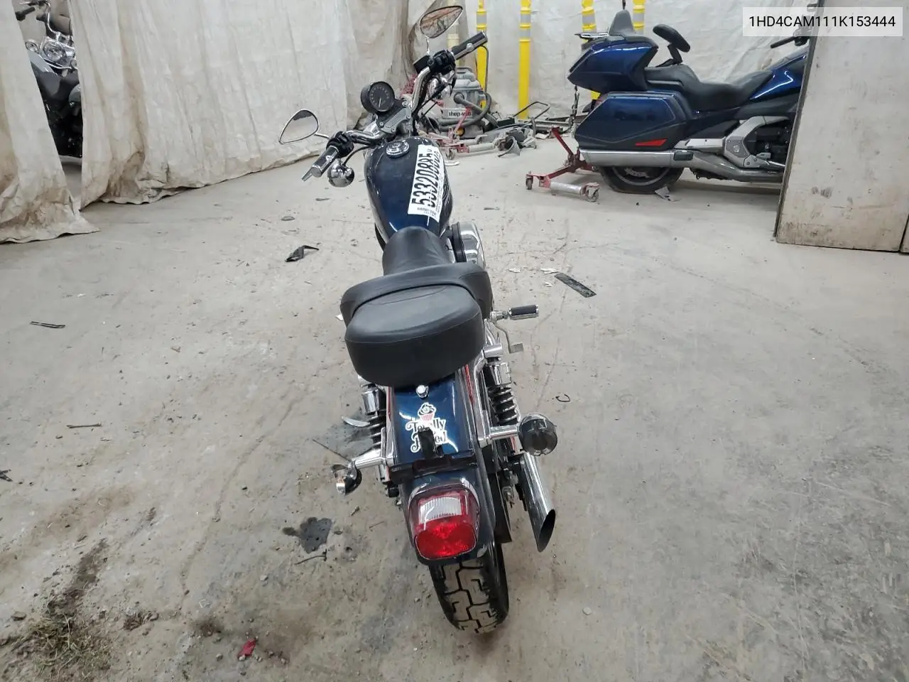 2001 Harley-Davidson Xl883 VIN: 1HD4CAM111K153444 Lot: 53320885