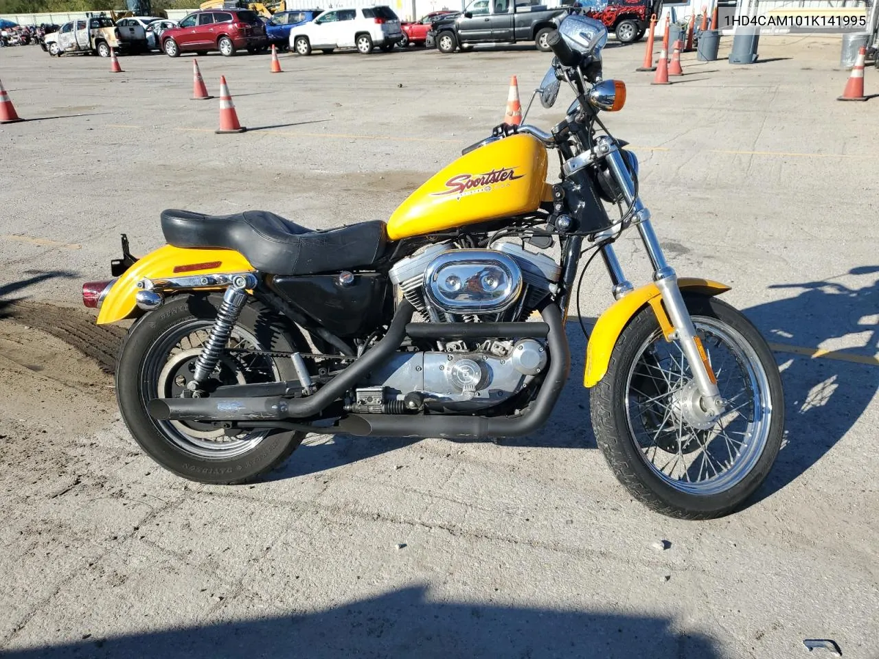 2001 Harley-Davidson Xl883 VIN: 1HD4CAM101K141995 Lot: 72371554