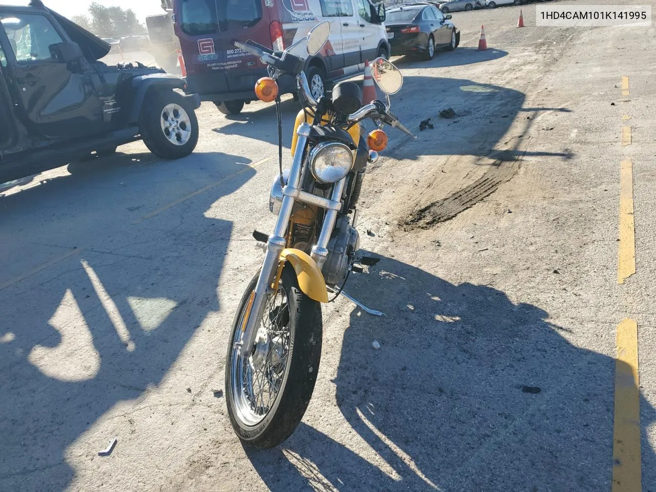 2001 Harley-Davidson Xl883 VIN: 1HD4CAM101K141995 Lot: 72371554