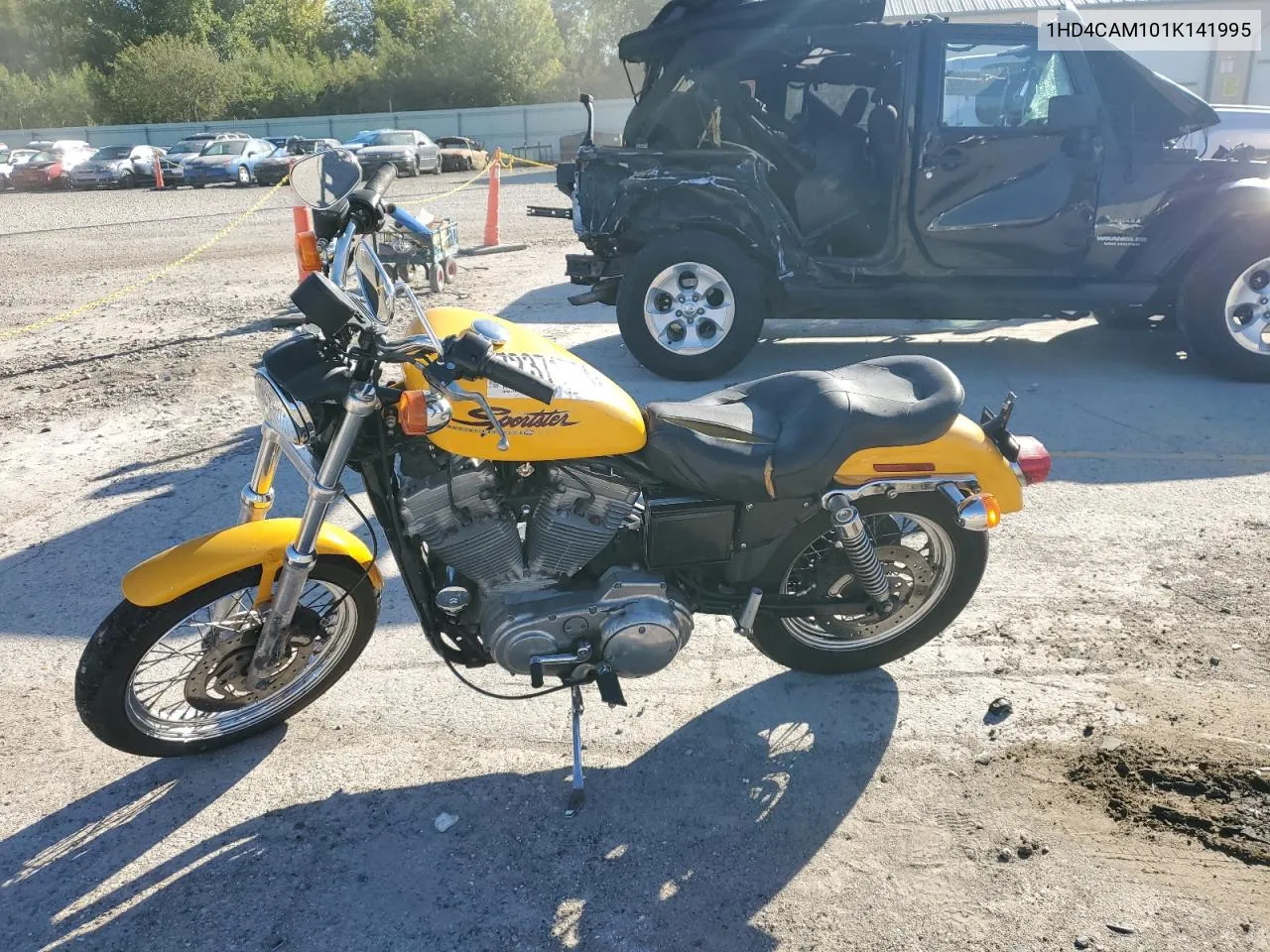 2001 Harley-Davidson Xl883 VIN: 1HD4CAM101K141995 Lot: 72371554