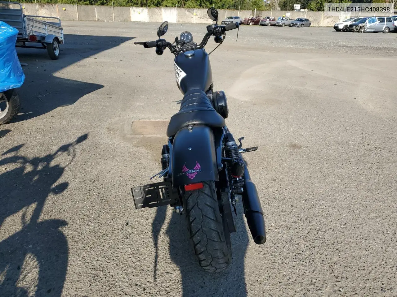2017 Harley-Davidson Xl883 Iron 883 VIN: 1HD4LE215HC408398 Lot: 54205655