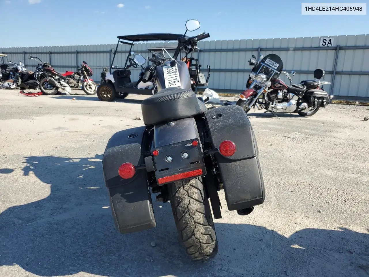 2017 Harley-Davidson Xl883 Iron 883 VIN: 1HD4LE214HC406948 Lot: 55581115