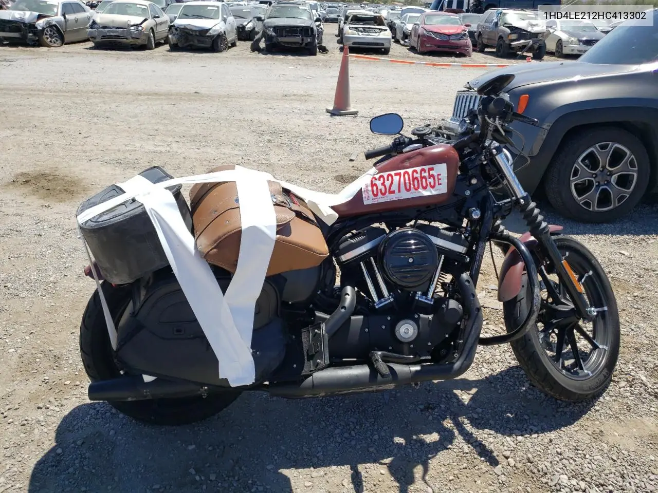 2017 Harley-Davidson Xl883 Iron 883 VIN: 1HD4LE212HC413302 Lot: 63270665
